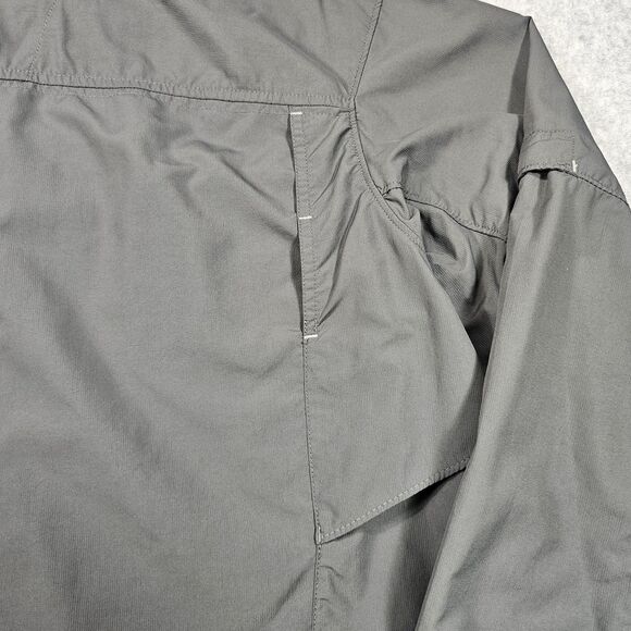 Columbia Omni-Shade Gray Button Shirt XXL Sun Protection Hiking Fishing - Picture 10 of 10